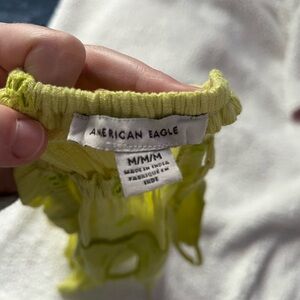 American Eagle Lime Green Top